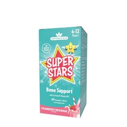Natures Aid - Super Stars Bone Support - 60 Gummies Tabs