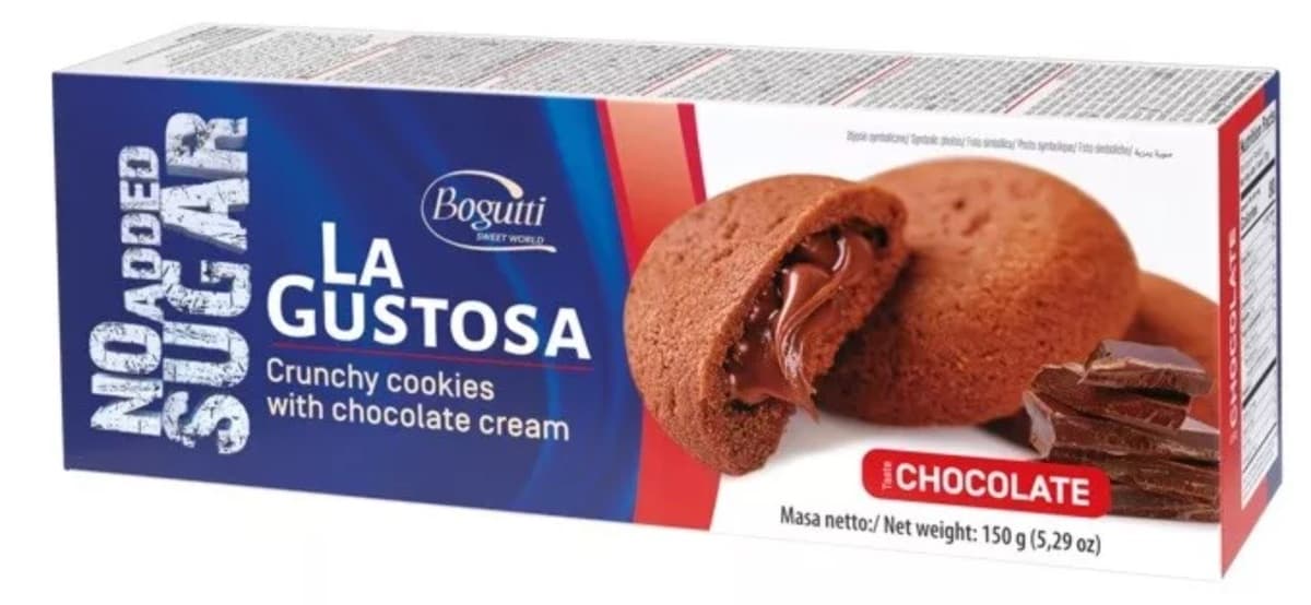 Bogutti - La Gustosa Crunchy Cookies with Chocolate Cream
