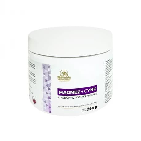 Slavito - Magnesium + Zinc - 264g – Slavito förpackning