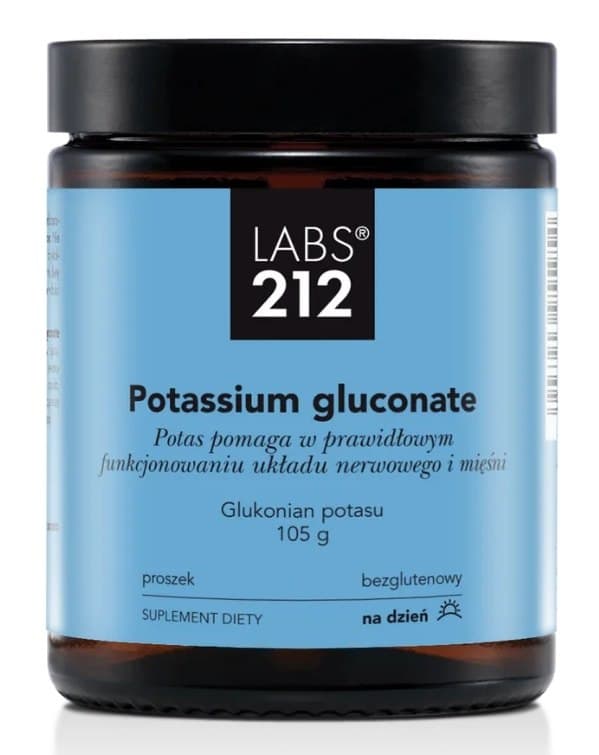 LABS 212 - Potassium Gluconate - 105 g – LABS 212 förpackning