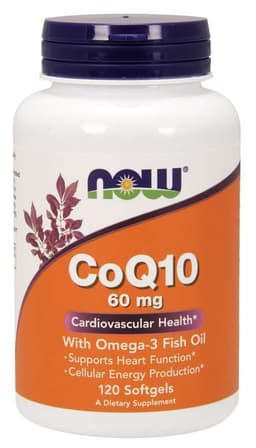 NOW Foods - CoQ10 With Omega-3 - 120 Sgels