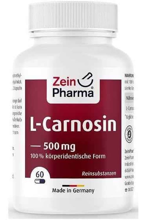 Zein Pharma - L-Carnosine - 60 Caps – Zein Pharma förpackning