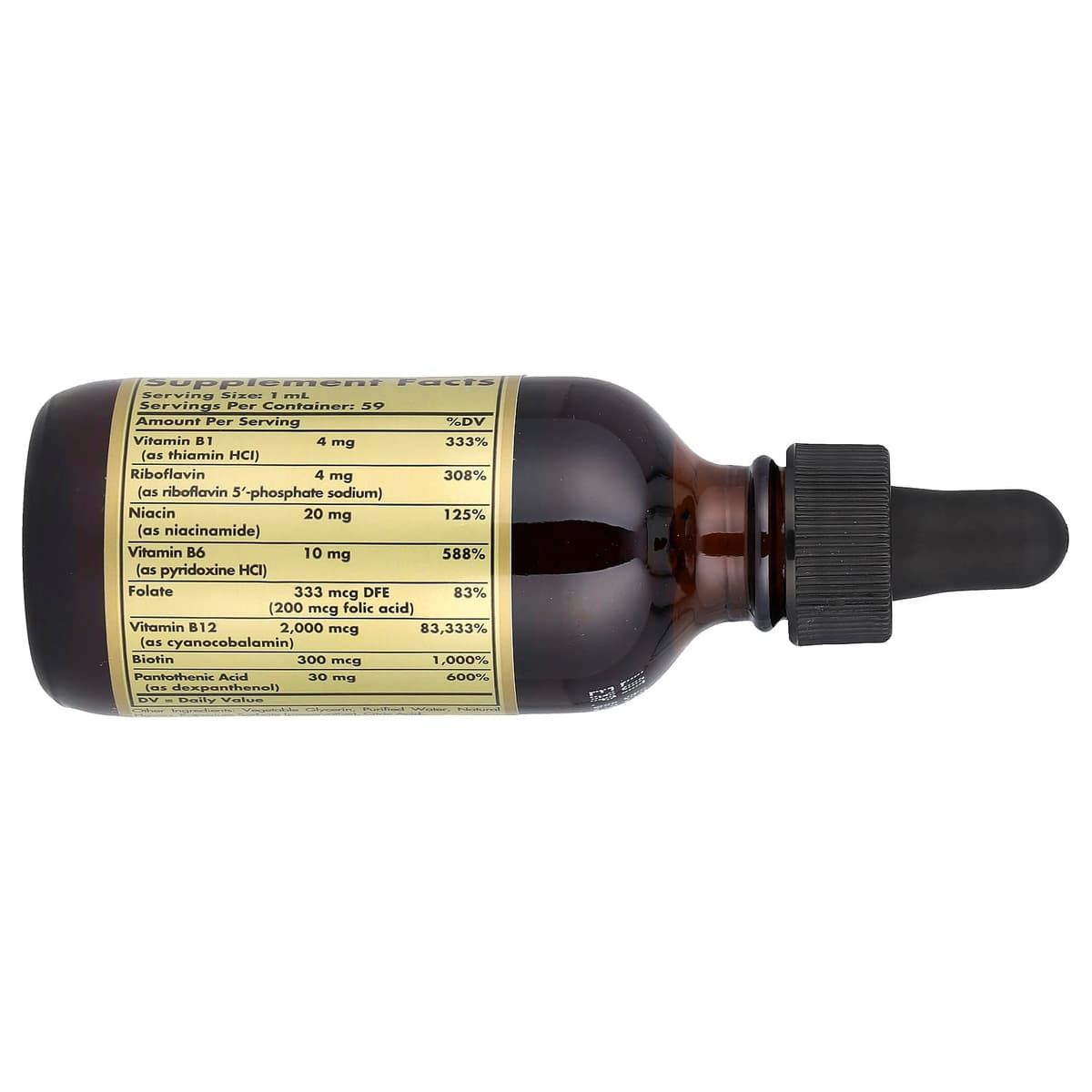 Solgar - Liquid B-12 With B-Complex - 59ml