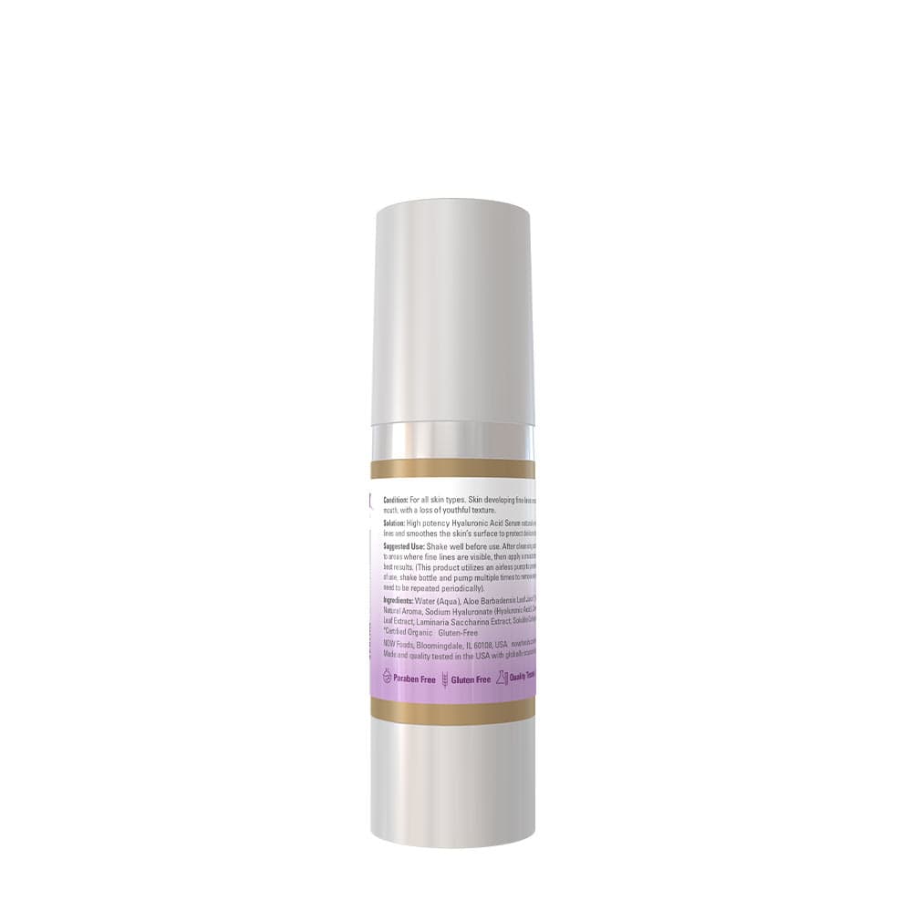 Now Foods - Hyaluronihappo kiinteyttävä seerumi - 30ml