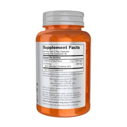 NOW Foods - Arginine & Ornithine - 100 Veg Capsules