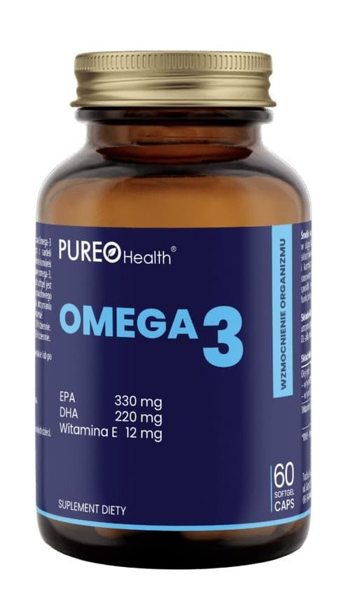 Pureo Health - Omega 3 - 60 Caps – PUREO Health förpackning
