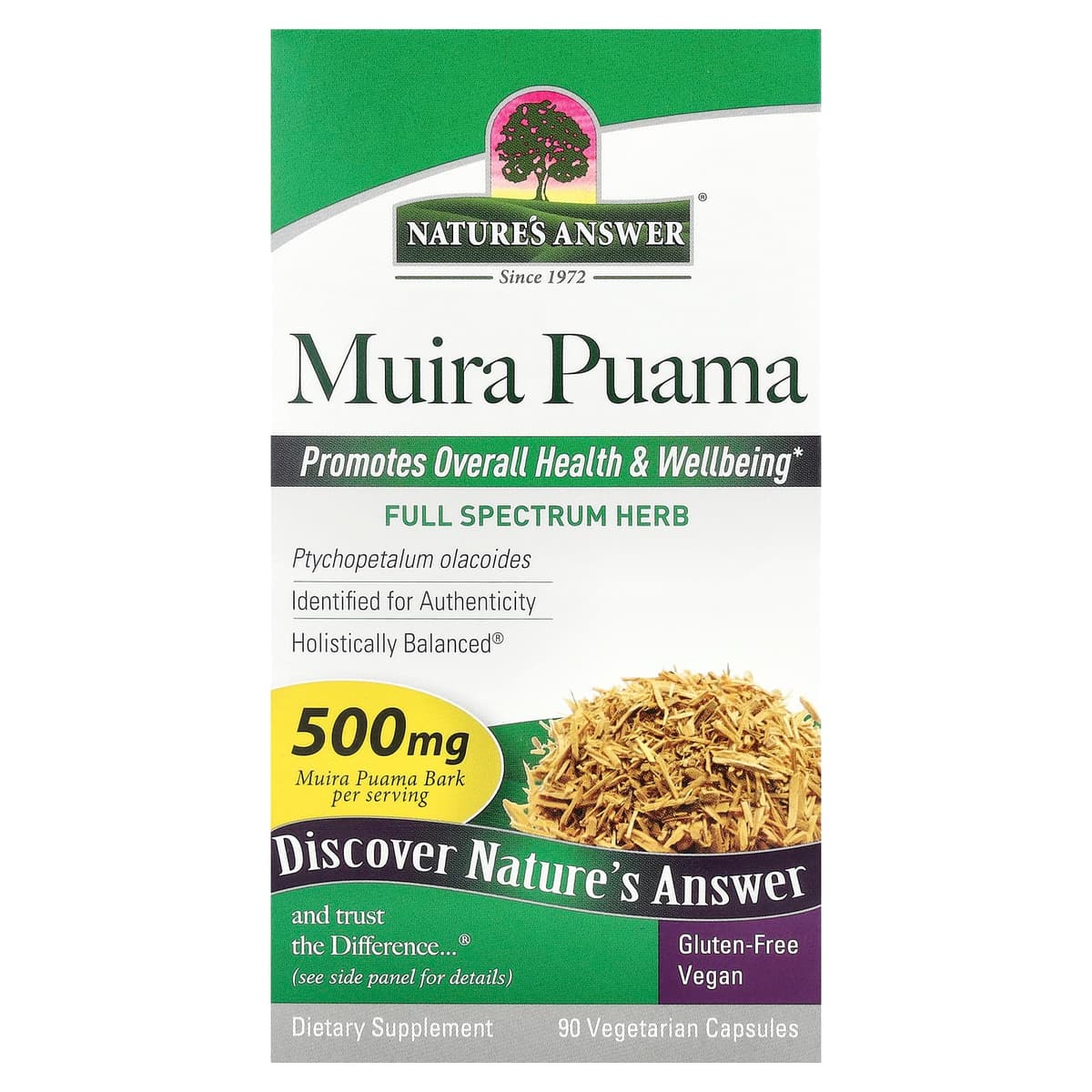 Nature's Answer - Muira Puama - 90 Vcaps