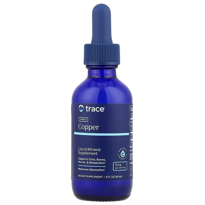 Trace Minerals - Ionic Copper - 59ml – Trace Minerals förpackning