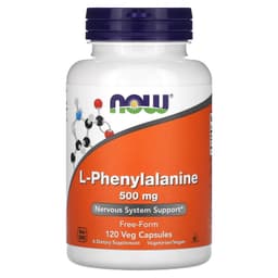 NOW Foods - L-Phenylalanine - 120 Veg Capsules
