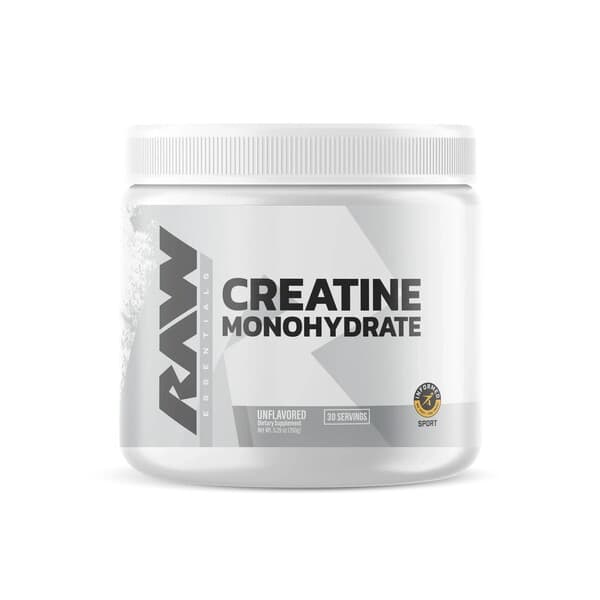 Raw - Creatine Monohydrate, Unflavoured - 150g