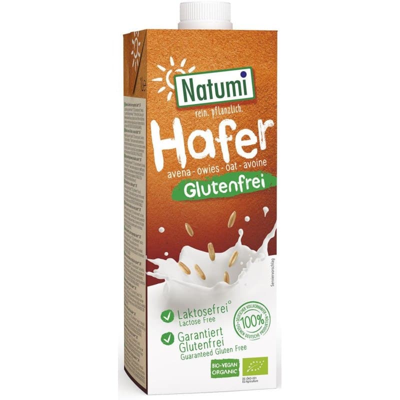 Natumi - Oat Drink Gluten-Free Organic 1l – Natumi förpackning