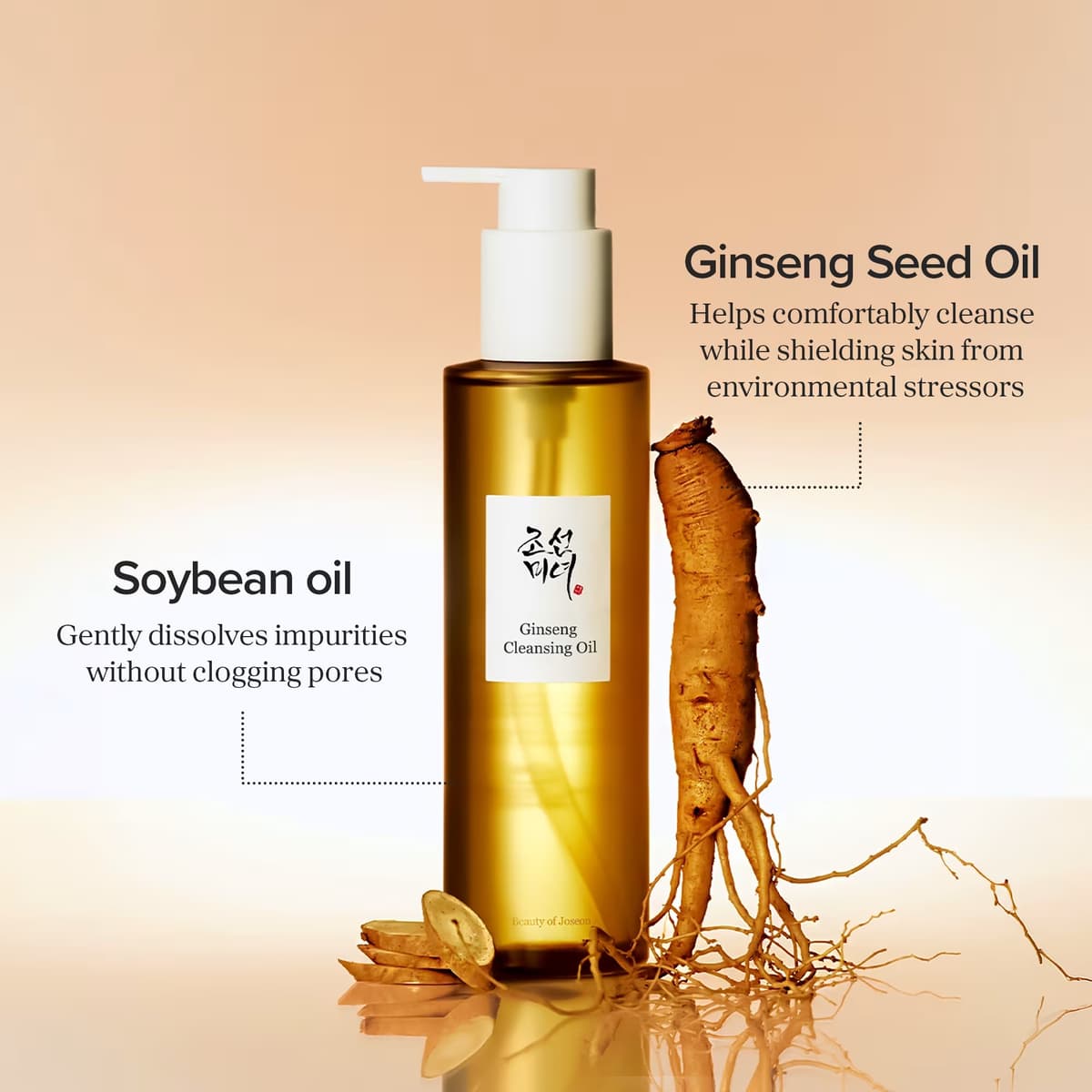 LA ROSE - Beauty of Joseon Ginseng Cleansing Oil 210 ml