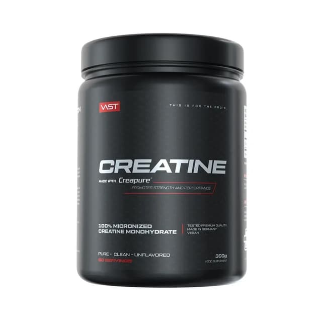 VAST - Creatine Creapure - Unflavoured - 300g – Vast