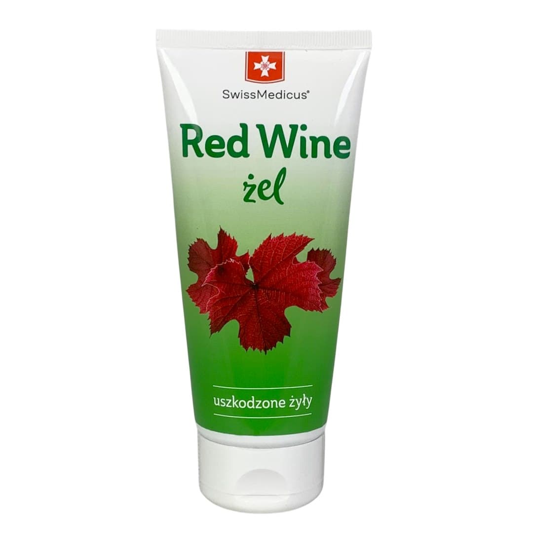 SwissMedicus - Red Wine Gel - 200ml – SwissMedicus förpackning