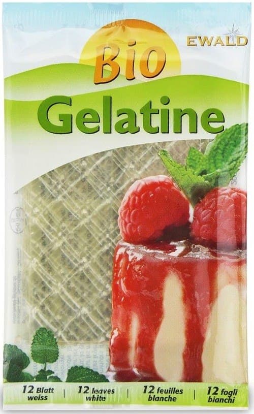 Ewald - Bio Gelatine - 12 leaves - 20g