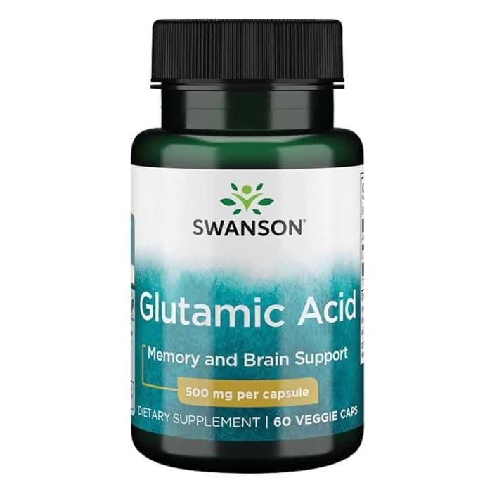 Swanson - Glutamic Acid - 60 Veggie Caps