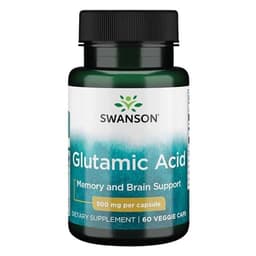 Swanson - Glutamic Acid - 60 Veggie Caps
