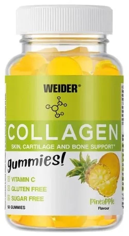 Weider - Collagen (Pineapple Flavor - 50 Gummies – Weider förpackning
