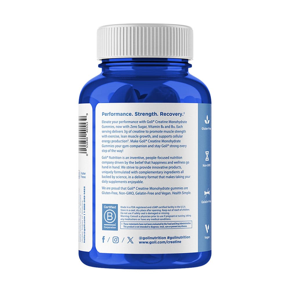 Goli Nutrition - Creatine Monohydrate Gummies - 60 Gummies