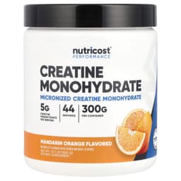Nutricost - Creatine Monohydrate, Mandarin Orange - 300g