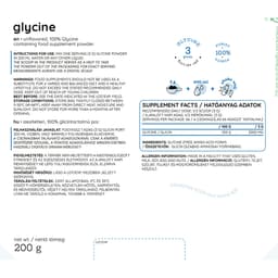 Nutriversum - Glycine - 200g / 66 Servings
