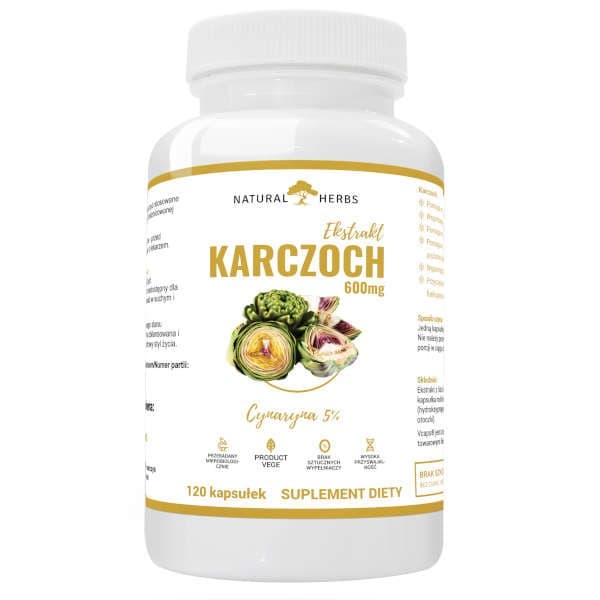 Natural Herbs - Artichoke Extract - 120 Caps