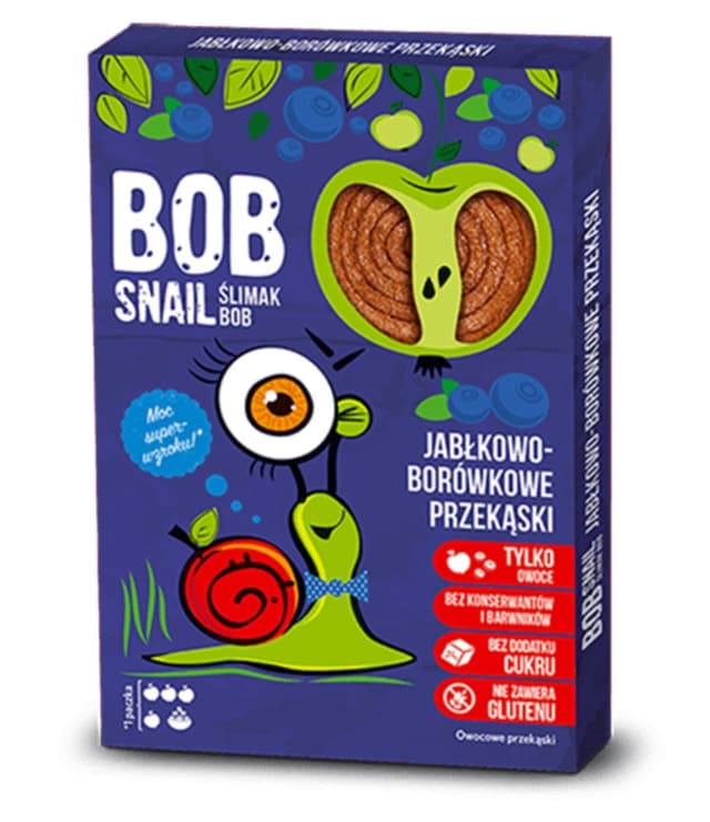 B.O.B SNAIL - Snail Bob Fruit Snacks - 60g – B.O.B SNAIL