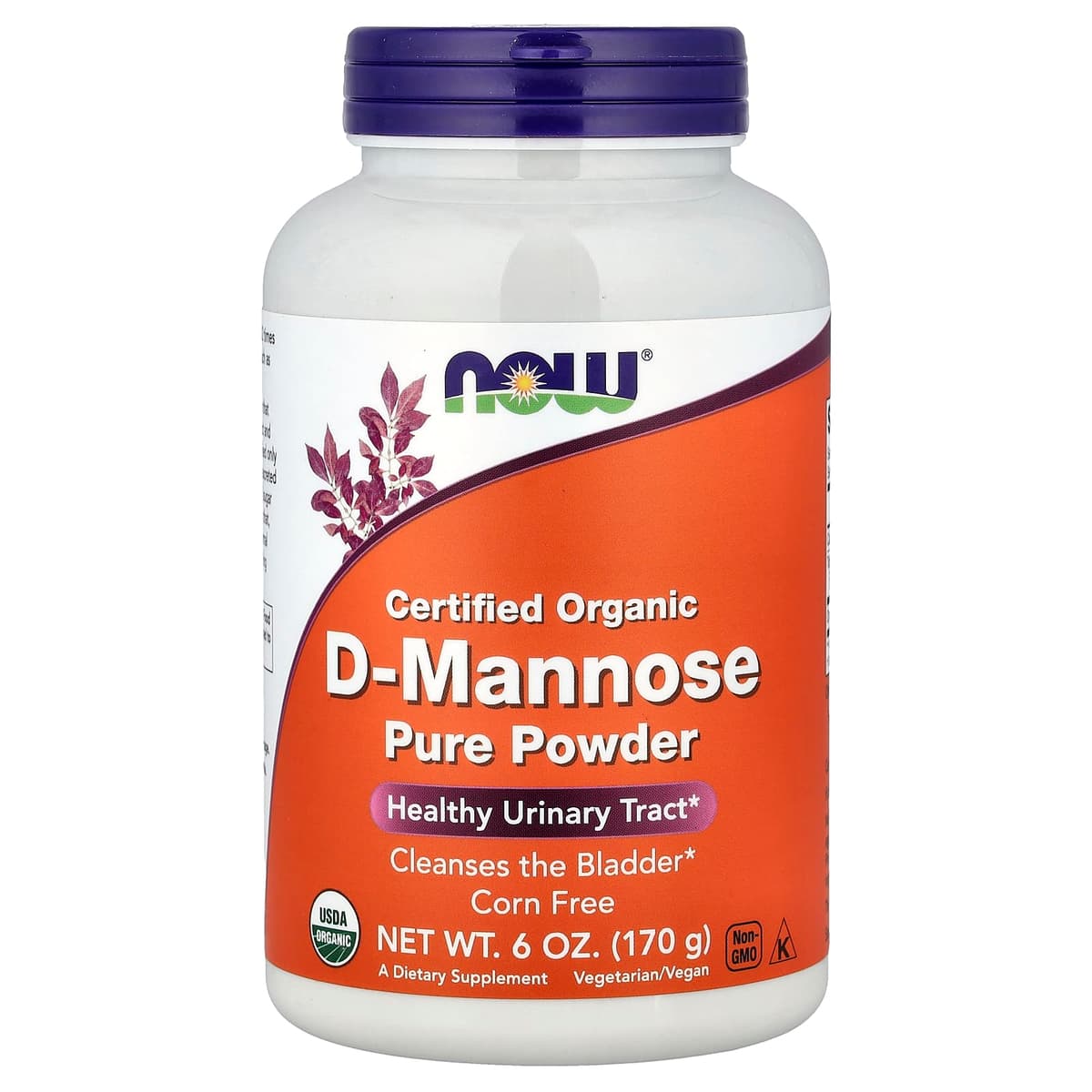 NOW Foods - D-Mannose, Pure Powder - 170g