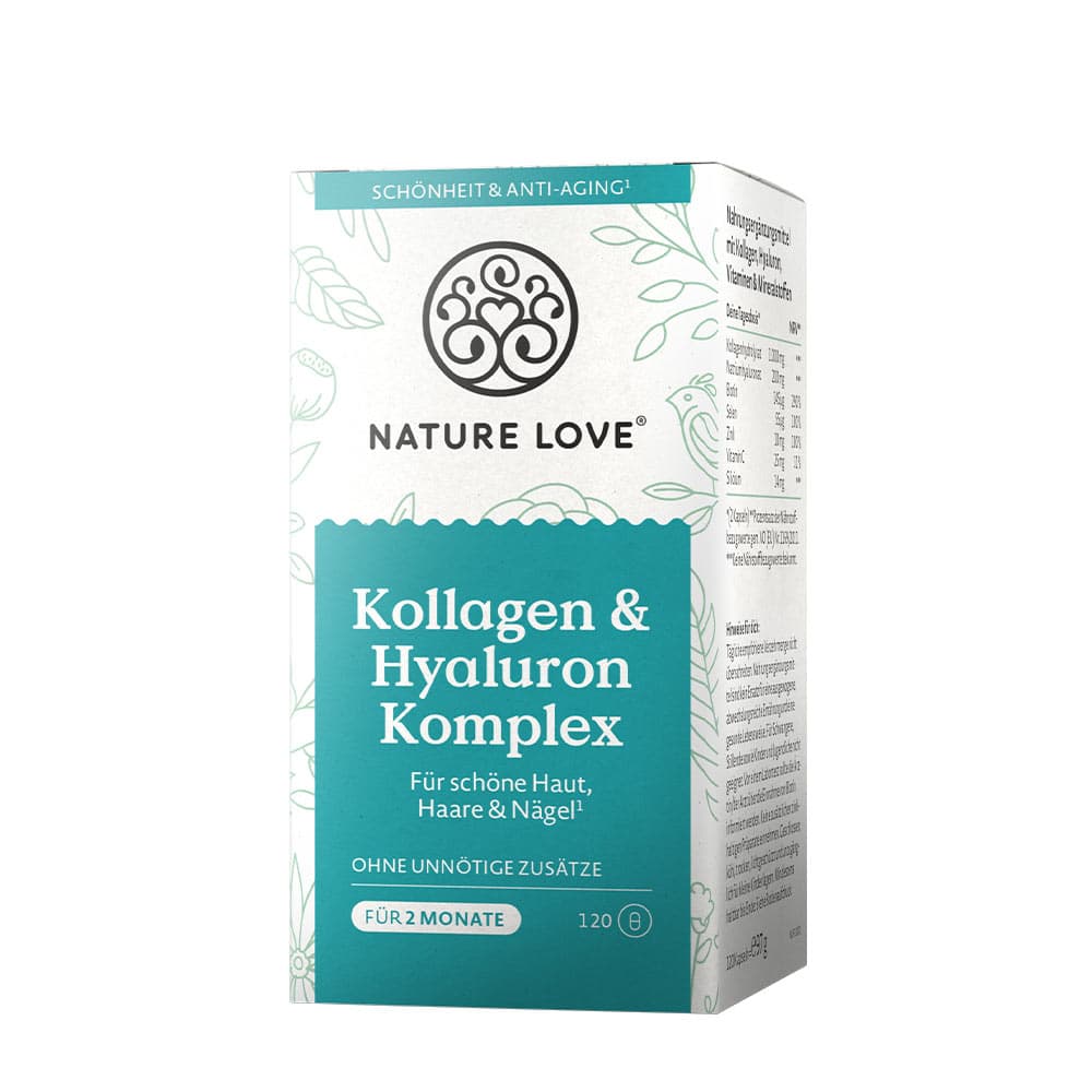 Nature Love - Collagen & Hyaluronic Acid Complex - 120 Caps
