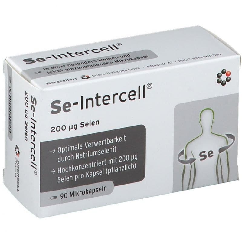Intercell Pharma - Se-Intercell Selenium - 90 Microcapsules – Intercell förpackning