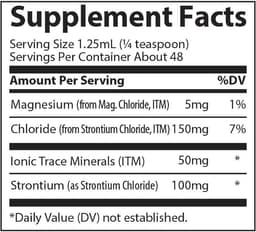 Trace Minerals - Ionic Strontium - 2 fl oz