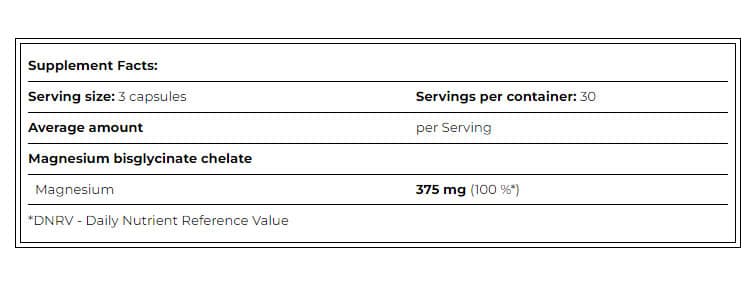 Amix - Magnesium Bisglycinate Chelate - 90 Caps