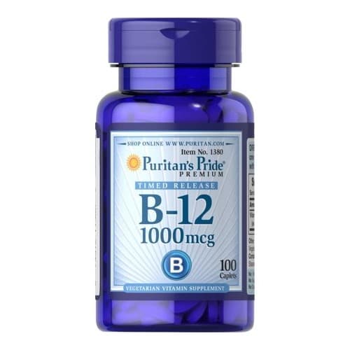 Puritan's Pride - B-12 Timed Release - 100 Capsules