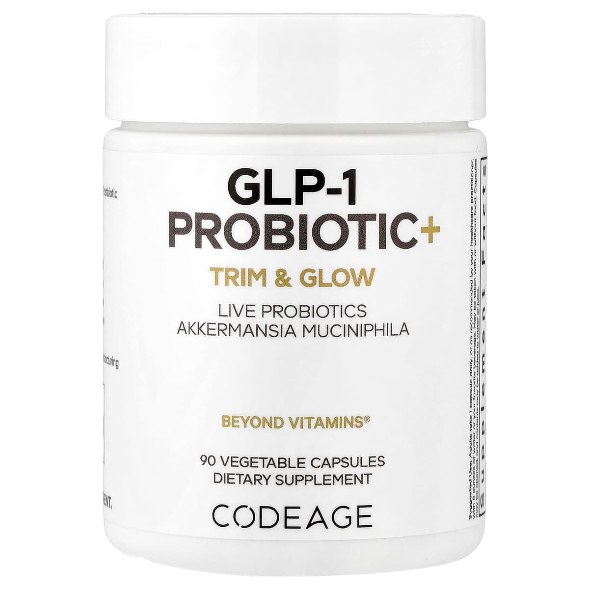 Codeage Glp-1 Probiotika+ - 90 Vcaps - 90 Vegetariske Kapsler