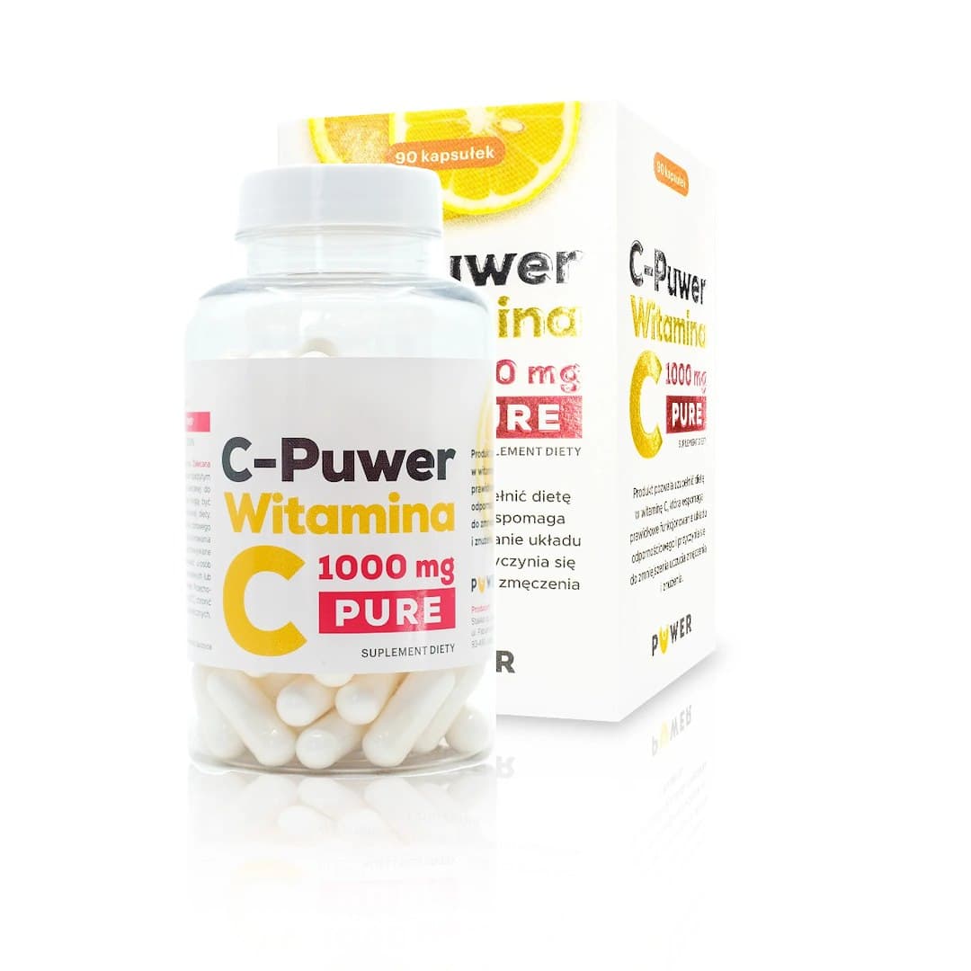 C-Puwer - Vitamin C Pure - 90 Caps – C-Puwer förpackning
