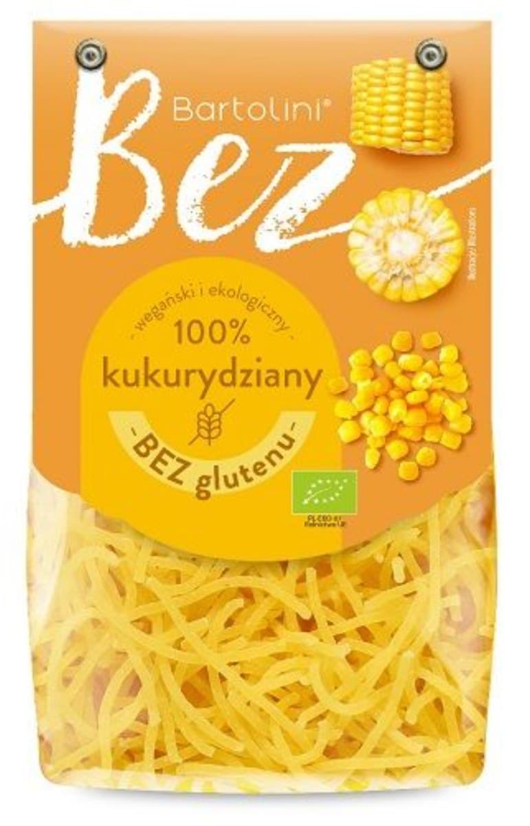 Bartolini - Corn Pasta Gluten-Free - 250g – Bartolini förpackning