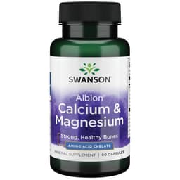 Swanson - Albion Calcium & Magnesium - 60 Caps