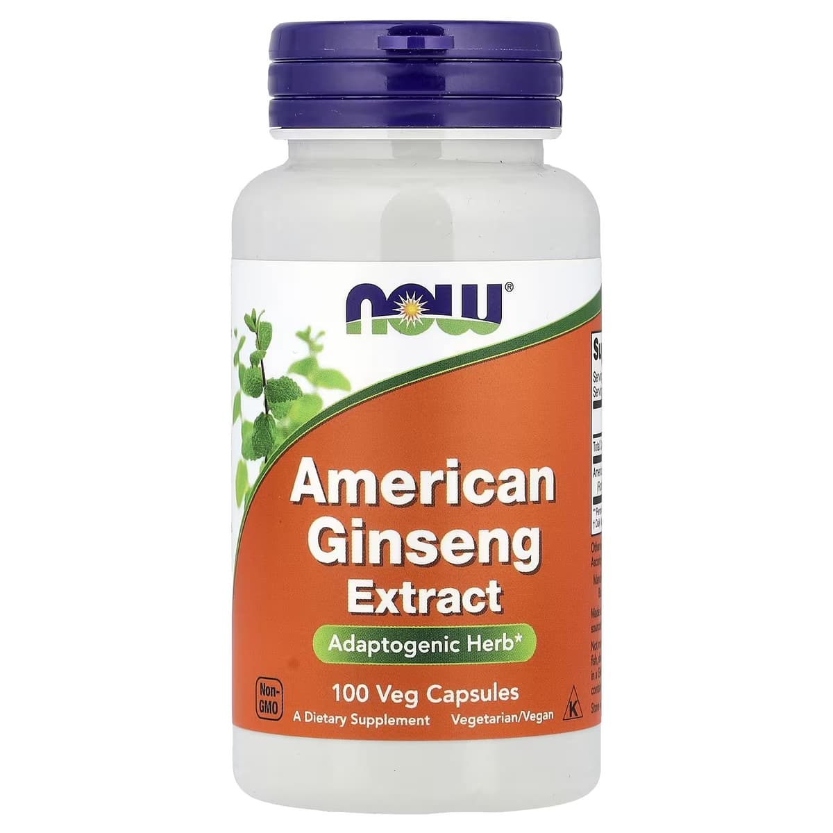 NOW Foods - American Ginseng - 100 Veg Capsules