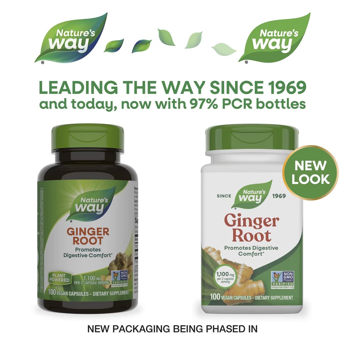 Nature'S Way - Ginger Root - 100 Vcaps