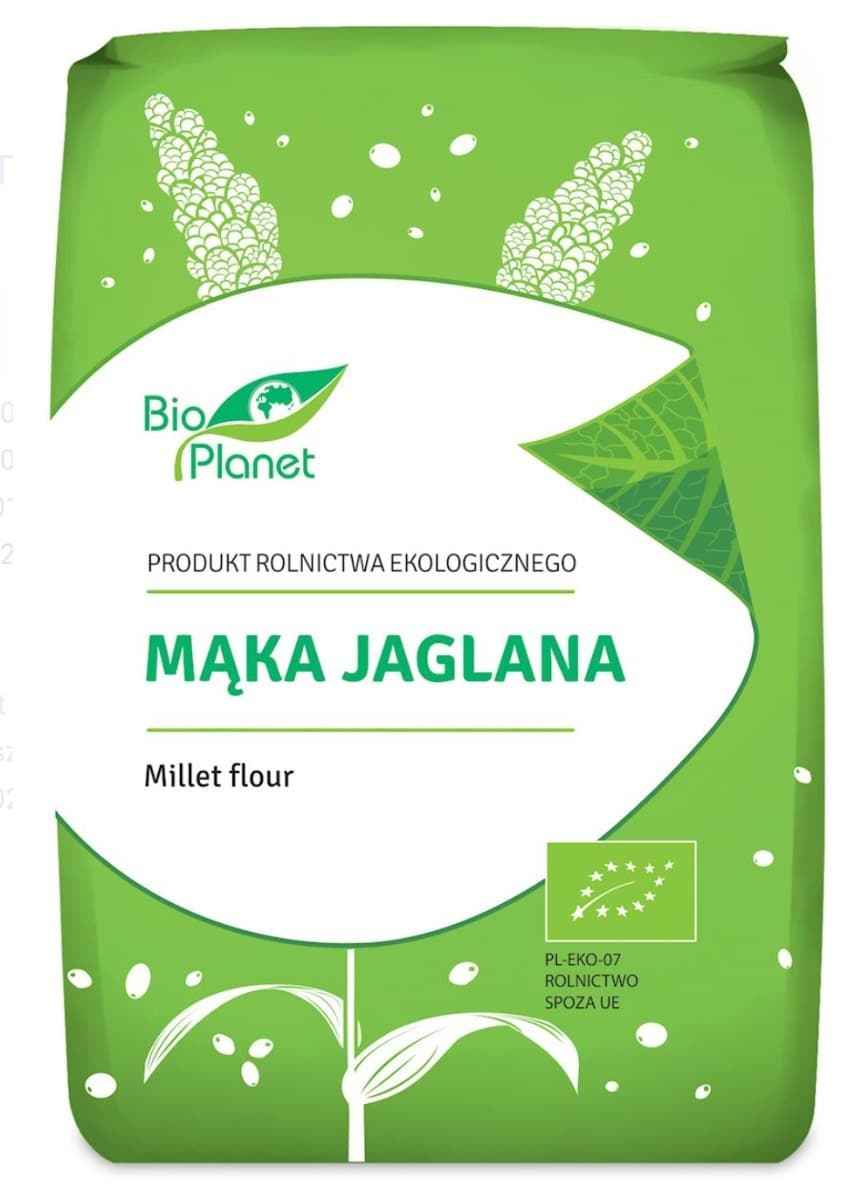 Bio Planet - Millet Flour - 1 kg – Bio Planet förpackning