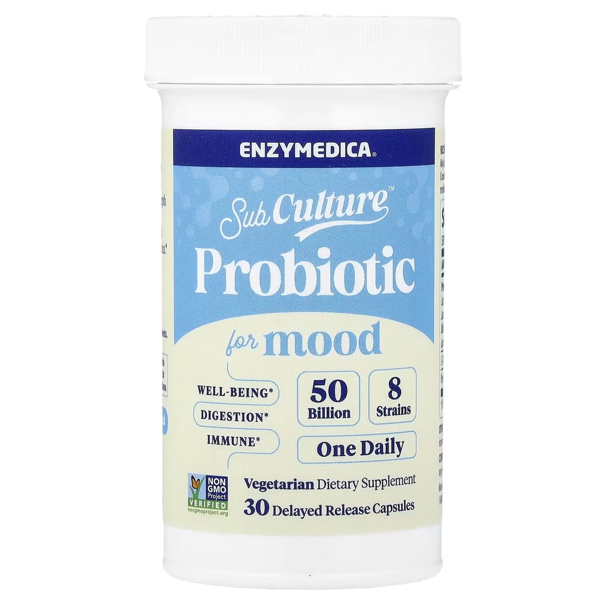 Enzymedica Subculture™ Probiotiikki mielialaan - 30 kapselia