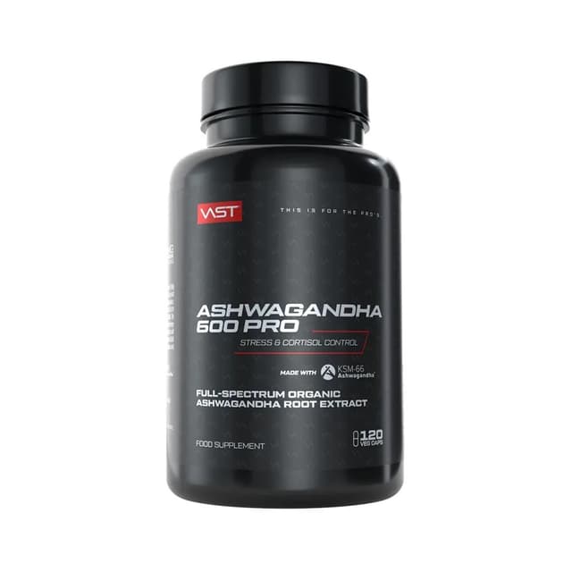 Vast - Ashwagandha 600 Pro - Naturell, 120 vegetabiliska kapslar – Vast