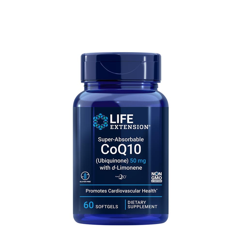 Life Extension - Super-Absorbable CoQ10 - 60 Softgels – Life Extension förpackning
