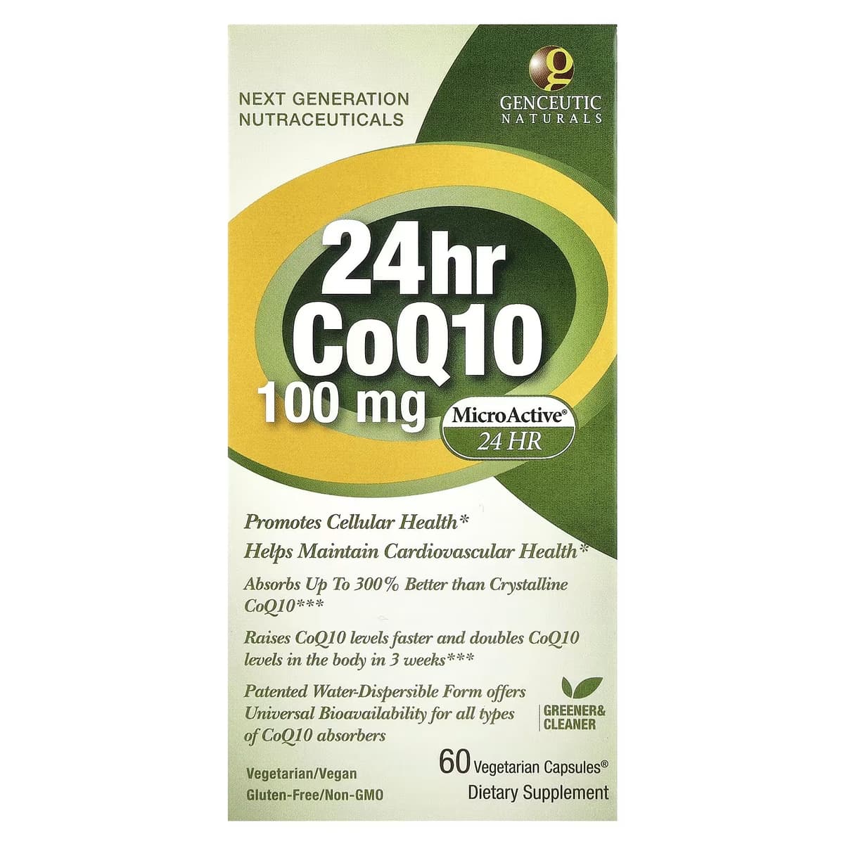 Nature'S Answer 24hr Microactive CoQ10 100mg - 60 Vcaps