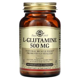 Solgar - L-Glutamine - 100 Vegetable Caps - 100 caps