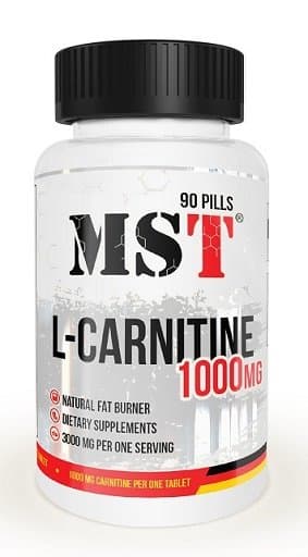 MST - L-karnitin - 1000, 90 tabletter – MST förpackning