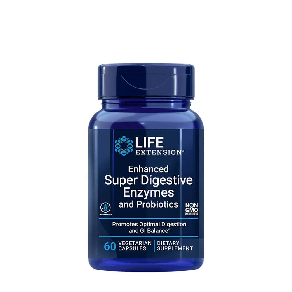 Life Extension - Enhanced Super Digestive Enzymes and Probiotics – Life Extension förpackning