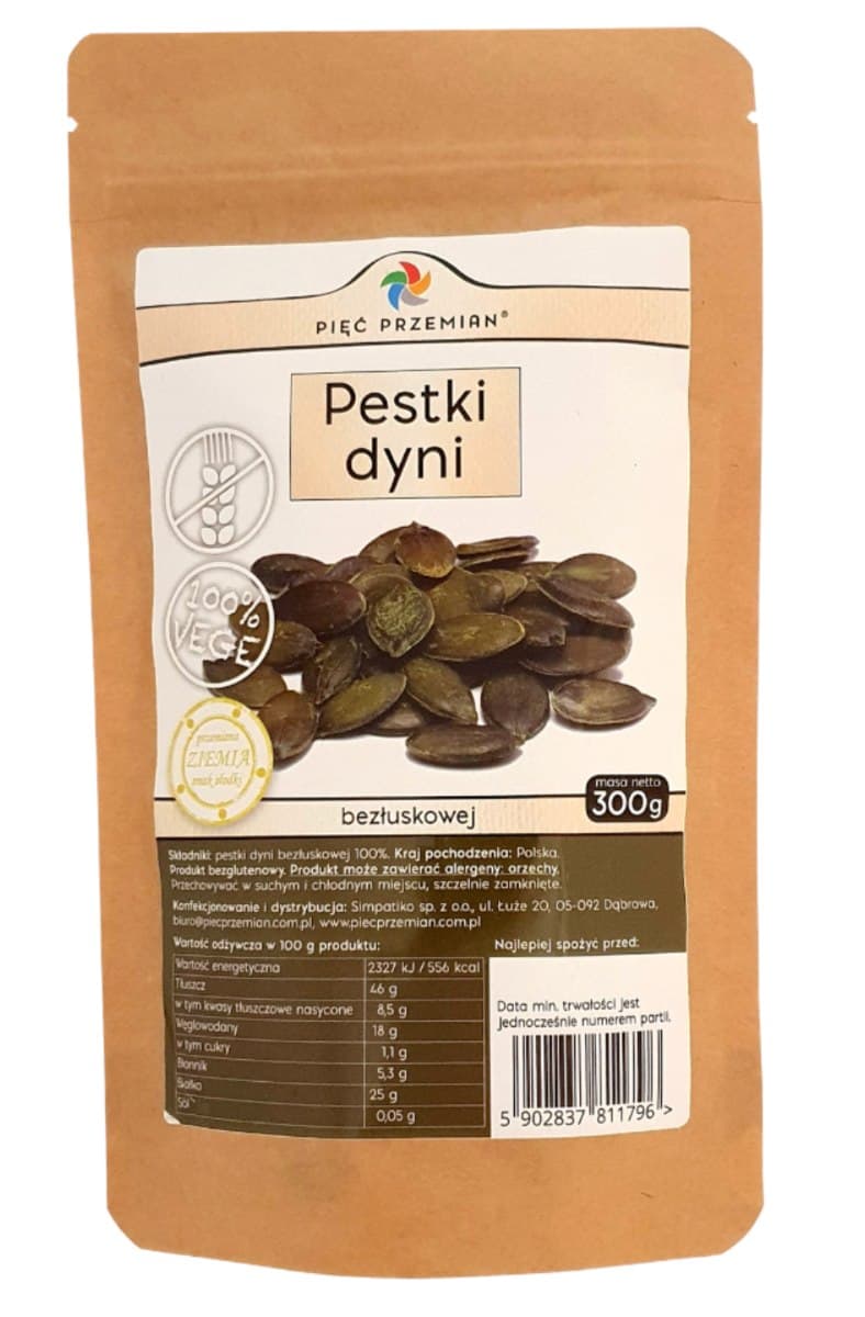 Pięć Przemian - Hulled Pumpkin Seeds - 300g
