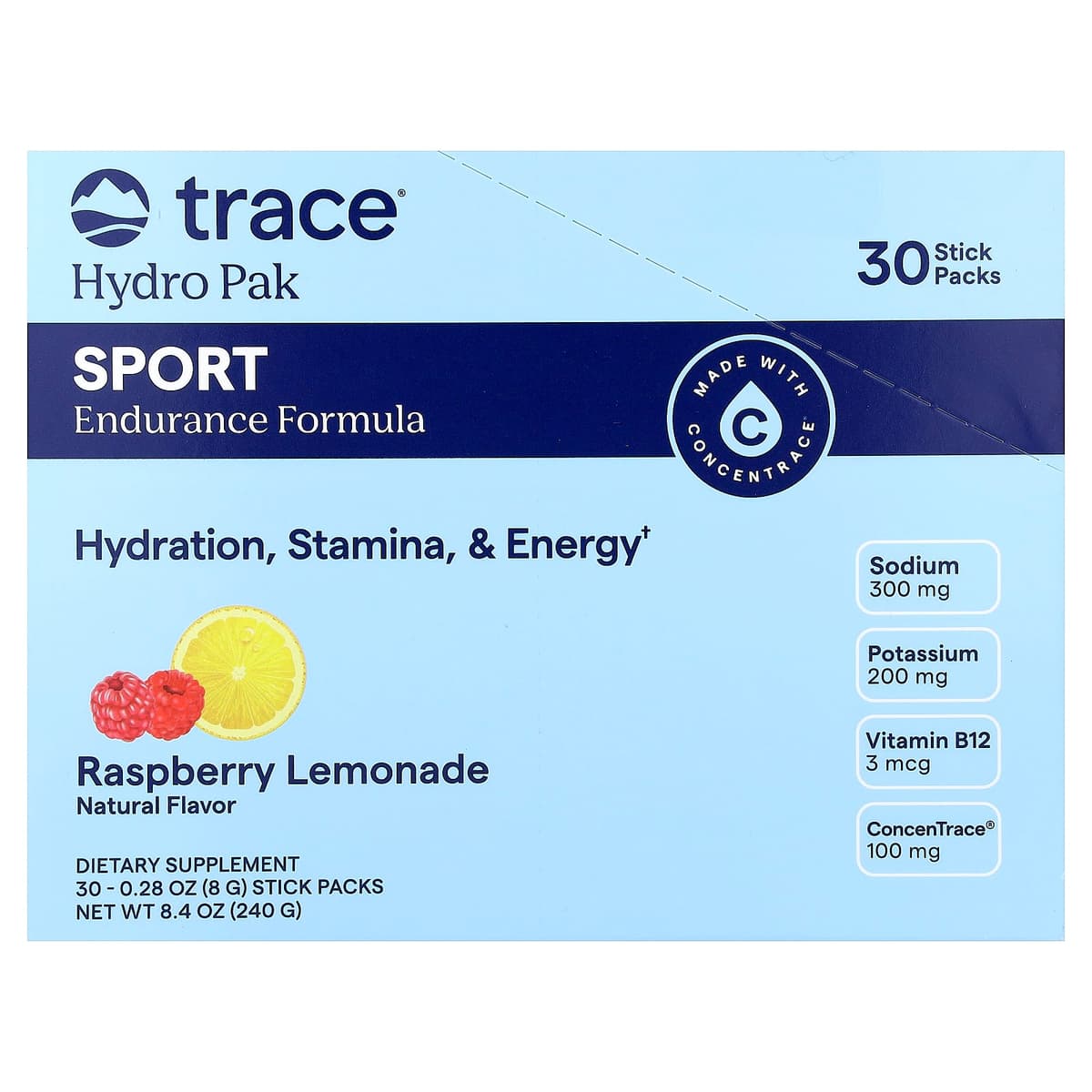 Trace Minerals - Hydro Pak Sport Endurance Formula
