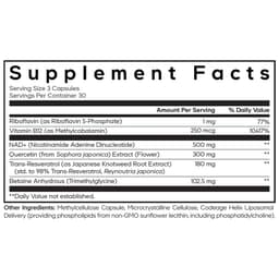 Codeage Liposomal Nad+ Ultra - 90 Vcaps - 90 Vegetable Caps